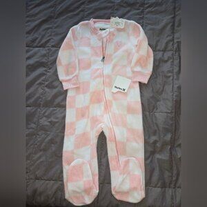 Set Of 2 Hurley, And Little Me One Piece Footies with Zipper